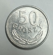 Moneta 50 groszy  1987 rok nie czyszczona 