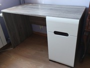 Biurko Azteca BRW biały połysk/ dąb cena do negocjacji