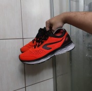 buty sportowe 40 trekkingowe siatkówka Kiprun KS light sporty pomarańczowe 
