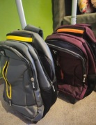 Plecak pojemny z rączką wysówaną na kółkach