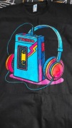 KOSZULKA RETRO WALKMAN POP ART | Unikat 1/1 – Projekt Autorski!