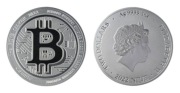 Srebrna Moneta BTC - Bitcoin 1 uncja srebra - 2022