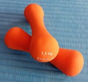 Ciężarki neoprenowe HMS kpl 2x 1.5 kg