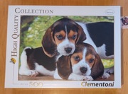 Puzzle Pieski 500 Clementoni