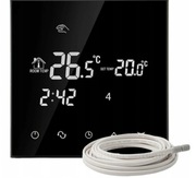 Regulator Sterownik Temperatury THERMOVAL TVT30 Czarno - Srebrny