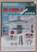 Samolot myśliwski Messerschmitt Bf-109 E-7 Japonia, 1:33, GPM stan bdb