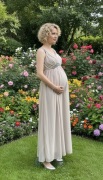 sukienka ciążowa typu rzymska tunika Mama Licious S