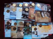 Komplet blistrów z monetami 2zł z 2007r 23szt  jak na foto 