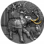 2022 SŁOŃ BOJOWY  $5 Srebro  High Relief 2oz