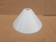 Klosz do lampy wiszącej STOŻEK Biały Połysk 35cm/16,5cm otwór 42mm