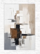 Obraz nowoczesny 100% ręcznie malowany na płótnie Japandi Wabi Sabi 70x100