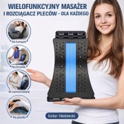 Regulowany Prostownik Pleców i Masażer Kręgosłupa 3 Poziomy – Rozciąg