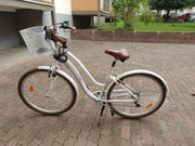 Rower miejski bialy