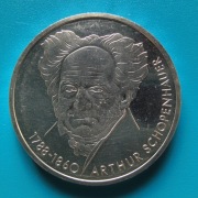 10 marek 1988 D RFN Rocznica śmierci A.Schopenhauera Ag 0,625 waga 15,5