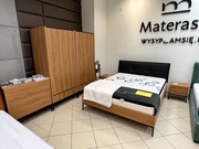 Łóżko 160x200 Loft Karmel bez/z pojemnikiem DomSnu