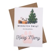 Personalizowana kartka Świąteczna z kopertą - kartka na Boże Narodzenie