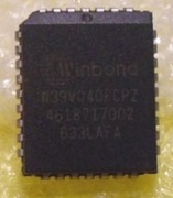 W39V040FCPZ 39V040 PAMIĘĆ FLASH 3,3V 4Mbit PLCC-32 WINBOND SPRAWDZONY
