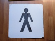 Stary pruski szyld emaliowany