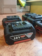 Bateria akumulatory Bosch 5 sztuk-5ah 18V uszkodzone 