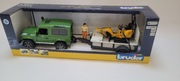 Bruder 02593 Land Rover z przyczepą i koparką nr .13