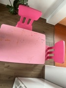 Stolik i 2 krzesełka Mammut Ikea