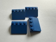 LEGO SLOPE 33 SKOS DASZEK 3x4 NIEBIESKI  4 szt