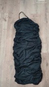 Czarna sukienka midi nowa , 42/44