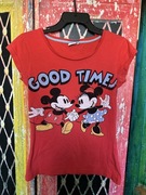 Koszulka t-shirt na krótki rękaw Good Times Mickey Minnie Mouse Disney [M]