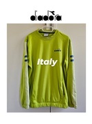 Diadora Italy męska bluza M limonkowa 