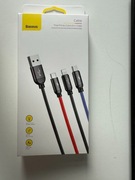 Baseus Primary | Kabel 3w1 USB - Lightning IPhone Micro Type-C 3.5A 120cm