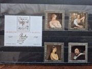 Fi 2350-2353** i blok 100** "400 rocznica urodzin Petera P. Rubensa"