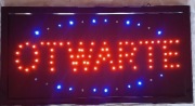 Tablica LED OTWARTE 