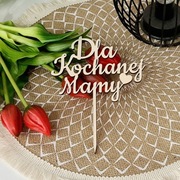 Topper dekoracja kwiatów , tortu 