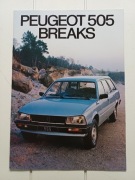 Prospekt  Peugeot 505 Break.1982r.UNIKAT