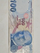 100 Lira Turcja 2009 banknot kolekcjonerski