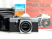 Aparat analogowy body pentacon praktica LTL3 z futerałem i folderami
