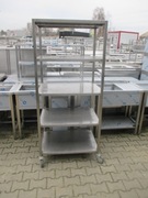 Solidny Regał Gastronomiczny 5 Półek 80/60/180 Na Kołach