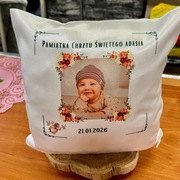 Poduszka personalizowana 25x25 cm ze zdjęciem Foto poduszka 