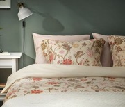 IKEA Poszwa NÄSSELKLOCKA i poduszki VILDKORN KOMPLET