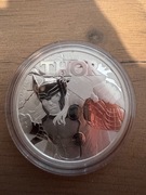 THOR MARVEL MONETA SREBRNA Tuvalu: Marvel Avengers 1 UNCJA 2018