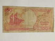Sprzedam banknot Indonezja 100 Rupiah 1992r.