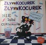 Zły kocurek nie lubi cukierków.