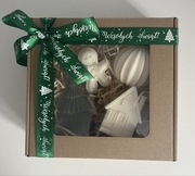 Box prezentowy z dekoracyjnymi  Świecami Sojowymi prezent świąteczny