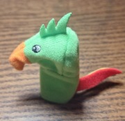 Pacynka na palec Ikea papuga