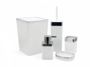 zestaw łazienkowy 5-el. BIAŁY Y-871