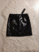 Drole de copine piękna spódnica z lakierowanej eko skóry winylowa XS