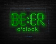 Neon nowy Beer zewnętrzny do salonu, sklepu, baru