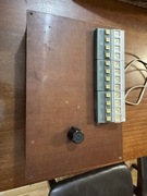 Skrzynka sterująca do kolejki elektrycznej np TT H0 niedokończony projekt