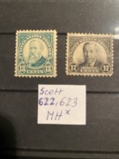 USA Scott 622,623 MH*