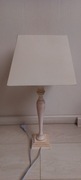 Lampa drewniana stołowa styl Prowansalska Skandynawia